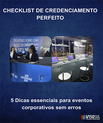 Credenciamento de eventos Visosul